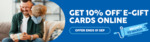 10% off Mitre 10 e-Gift Cards (Free Membership Required) @ Mitre 10 Online