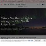 Win 1 of 3 6-Night Voyages for 2 on The North Cape Line Worth up to $7,126 from Hurtigruten [No Flights]