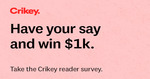 Win a $1,000 Gift Card from Crikey