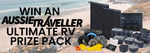 Win an Aussie Traveller Caravan Starter Kit + Aussie Traveller Canvas Storage Pack + Caravan Sun Wall from Caravan RV Camping