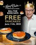 [NSW] One Free Serve of Pancakes Per Person from 10am 11/6 @ Bay Vista Dessert Bar & Cafe, Brighton Le Sands