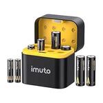 imuto Rechargeable 4 AAA and 4 AA Batteries with Charger $34.84 + Delivery ($0 with Prime/ $59 Spend) @ shecai-Au Amazon AU