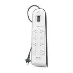 Belkin BSV400au2M Power Board 4 Outlet $24, BSV804au2M 8 Outlet & 2x USB-A $44.90 + Delivery ($0 w/ Prime/$59 Spend) @ Amazon AU