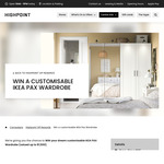 Win a Customisable IKEA PAX Wardrobe Valued up to $1,500 from Highpoint Shopping Centre [Must Collect Prize]