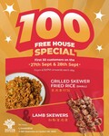 [VIC] Free Small Fried Rice + 3 x Lamb Skewers For First 50 Customers - Takeaway Only (27-28 Sep) @ Dragon BBQ Bar, Carlton