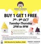 [NSW] Buy 1 Get 1 Free Frozen Yogurt @ Sweet Hedgie, Redfern
