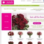 Lenovo Valentines for Him and Her - $15 off Petals.com.au + E530 Specials