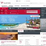 Up to 30% off Domestic Virgin Australia Flights for Velocity Members