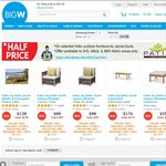 BIG W Patio Furniture HALF PRICE online only, $40 Delivery (Syd/Mel/Bris only) 