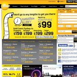 Scoot Flights Sale Perth - SIN from $99. Syd / Gold Goast - SIN from $159 - Hongkong $199