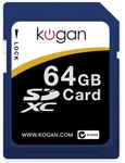 64GB SDXC Class 6 Memory Card (Kogan) $38 FREE SHIPPING 