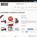 BOSCO AS1200HD stand mixer and ULTIMATE attachments package NOW $485 RRP $707