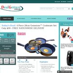 4 Piece 28cm Gemstone™ Cookware Set Only $99 ($229 Value, Reduced Again) - Free Nationwide Delivery