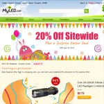 MyLED 20% off Sitewide (+ Delivery Charge)