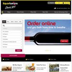 20% First Online Order Liquor Barons WA Beer/Wine/Spirits