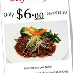Ringwood (VIC) Konban Japanese Restaurant Special $6 Beef Teriyaki