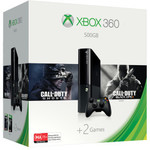 Xbox 360 E 500GB + COD: Ghosts + Black Ops 2 + 1 Month Xbox Live Gold $249.95 from MS Store