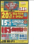 Soniq 42" FHD LED LCD TV $349, 20% off Blu-Rays & DVD'S, 30% off Car Sound @ JB Hi-Fi. Thur