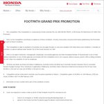 $10,000 Australia Formula One Grand Prix Prize by Using #FootpathGrandPrix