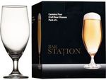 Bar Station Glassware Craft Beer Glasses 4pk @ WOW Online $0.01
