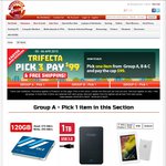 Shopping Express $99 Trifecta - Pick 3 + FREE Post (HP Tablet, Modem Router, SSD, Fitbit Flex, etc)
