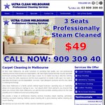 Get 1 Mattress Steam Cleaned for Free When You Spend $90 or More @ Ultra Clean Melbourne
