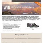 Win a Trip for 2 to Canada Worth $10,500 or 1 of 5 $200 Vouchers from Merrell