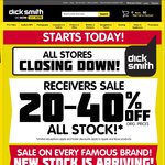 20% off TVs, Laptops, Smartphones, Samsung Phones/Tablets, 5% off Apple and 10% off Bose @ Dick Smith 