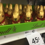 Lindt Gold Bunny (100 Grams) $0.45 Each at Target | Instore