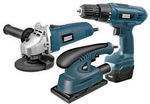 Wesco Angle Grinder, Sander & 14.4V Cordless Drill Combo $39 (Was $79) @ Masters