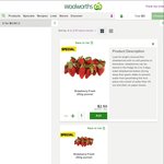 35% off Fresh Strawberries 250g 2-for-$3.90 @ Woolworths - Ends Today in VIC Only?