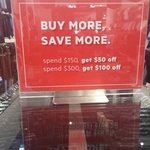 YD Store - Spend $150, Get $50 off, $300 Spend - $100 off [MEL] [in-Store]