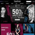 50% off Boohoo for Black Friday