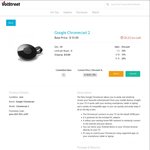 Google Chromecast 2 - $49.50 (Free Shipping or Melb Pick up) @ VolStreet.com