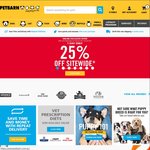 25% off Site Wide* at Petbarn | Ends 22/2 9am AEST | Home Delivery or Click and Collect