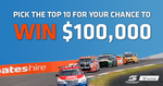 Win a Share of $100,000 Cash from Coates Hire