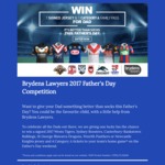Win a Signed 2017 NRL Jersey and 4 Category A Tickets to Your Team's Home Game on Father's Day Weekend [NSW]