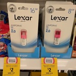 Lexar 16GB and 8GB Jumpdrive $2 @ Coles Victoria Gardens Melbourne (Maybe Elsewhere)