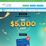 Win $5,000 Cash or 1 of 4 $1,000 VISA Prepaid Cards from Certegy