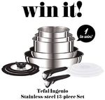 Win a Tefal Ingenio Stainless Steel 13pc Set Worth $799.95 from News Life Media