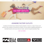 [QLD, In Store] Billabong Factory Outlet Store Ashmore Qld - 60% off RRP until COB Sunday