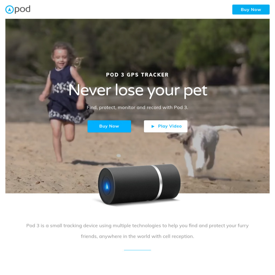 Pod best sale dog tracker