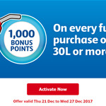 Flybuys Get 1,000 BONUS POINTS (Worth $5) on Every 30L or More Refuel @ Shell Coles Express