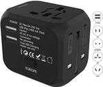 Universal Travel Adapter 2 USB Ports 2.4A Charger AC Socket Power Wall Plug  - $9.87 USD (~ $12.52 AUD) @ DD4