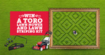 Win a Toro Recycler 22" Personal Pace Mower and Lawn Striping Kit from Toro Australia