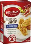 Ingham's Frozen Chicken Breast Tender 400g $4 (Was $8.30) - Original, Sweet Chilli, Southern Style, Honey/Soy @ Woolworths
