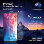 2pcs 2.5d NIKO Temper Glass Screen Protector for Apple iPhone X, 8, 7, 6S Plus $2.99 Delivered @ Nikoglobal eBay