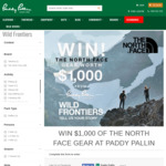 Win a $1,000 The North Face Shopping Spree from Paddy Pallin