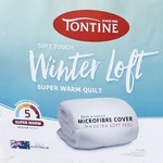 Tontine Winter Loft Super Warm Quilt White QB/KB $49 (Instore or +Delivery or Free eBay Plus Delivery) (Was $149) @ Spotlight