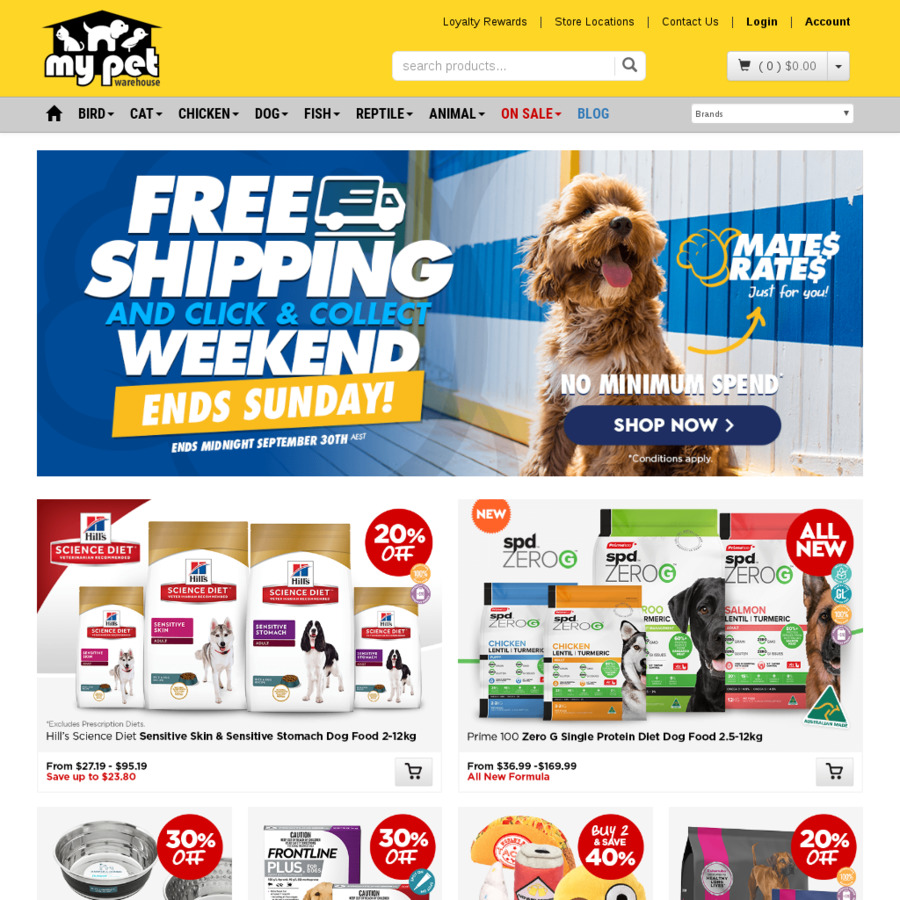 Free Shipping Australia-Wide (No Minimum Spend) @ My Pet Warehouse ...